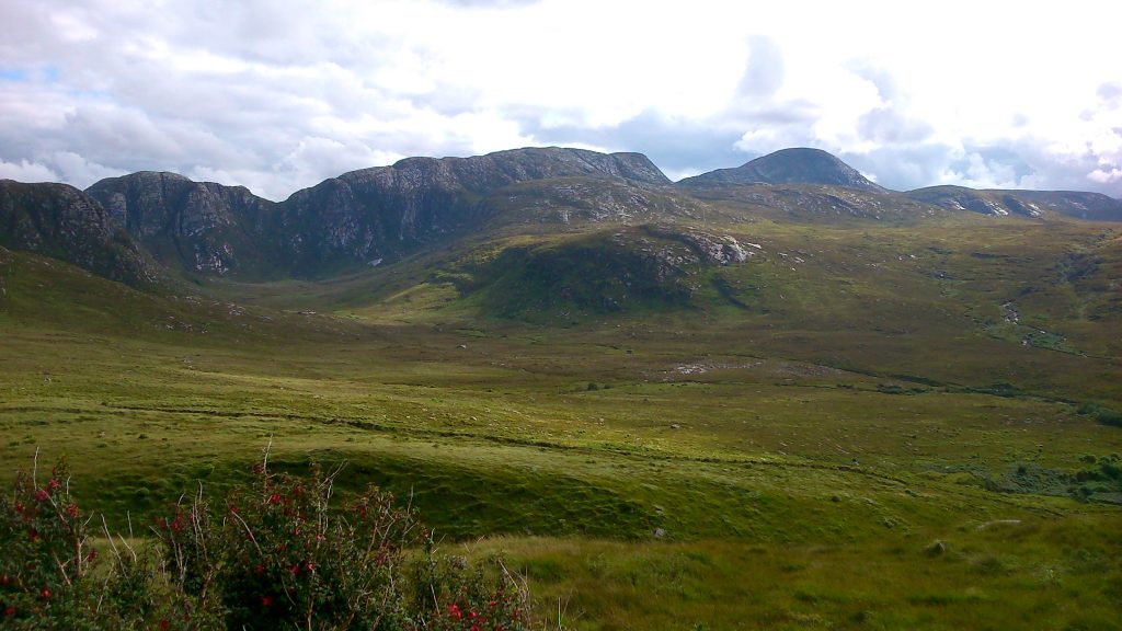 Slieve Snacht, Co Donegal, the summit site of a primary trigonometrical station, (K Lilley (GAP)