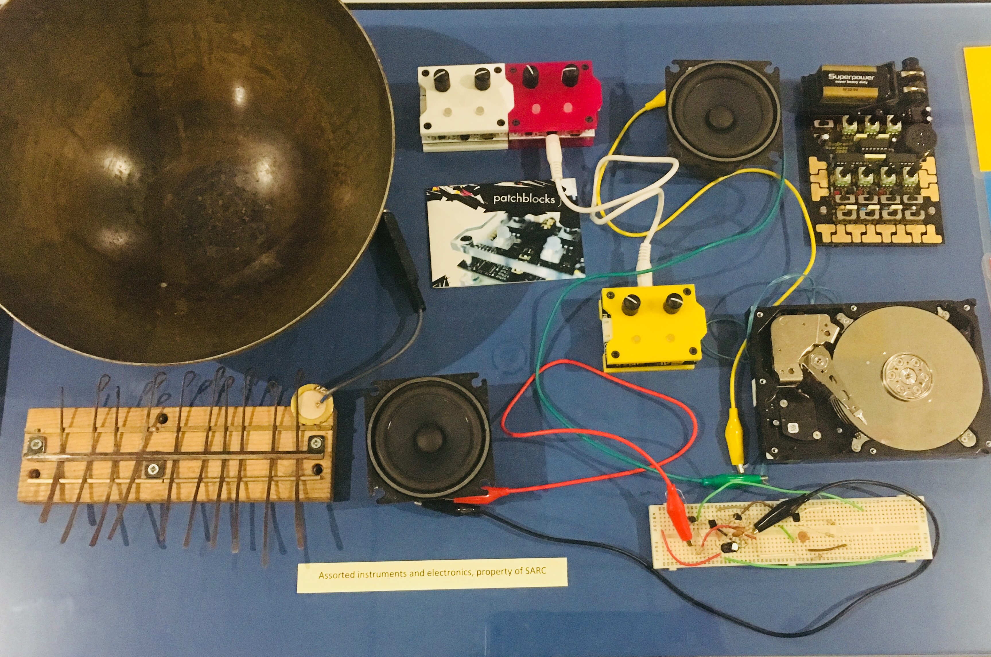 Assorted instruments and electronics, property of SARC.